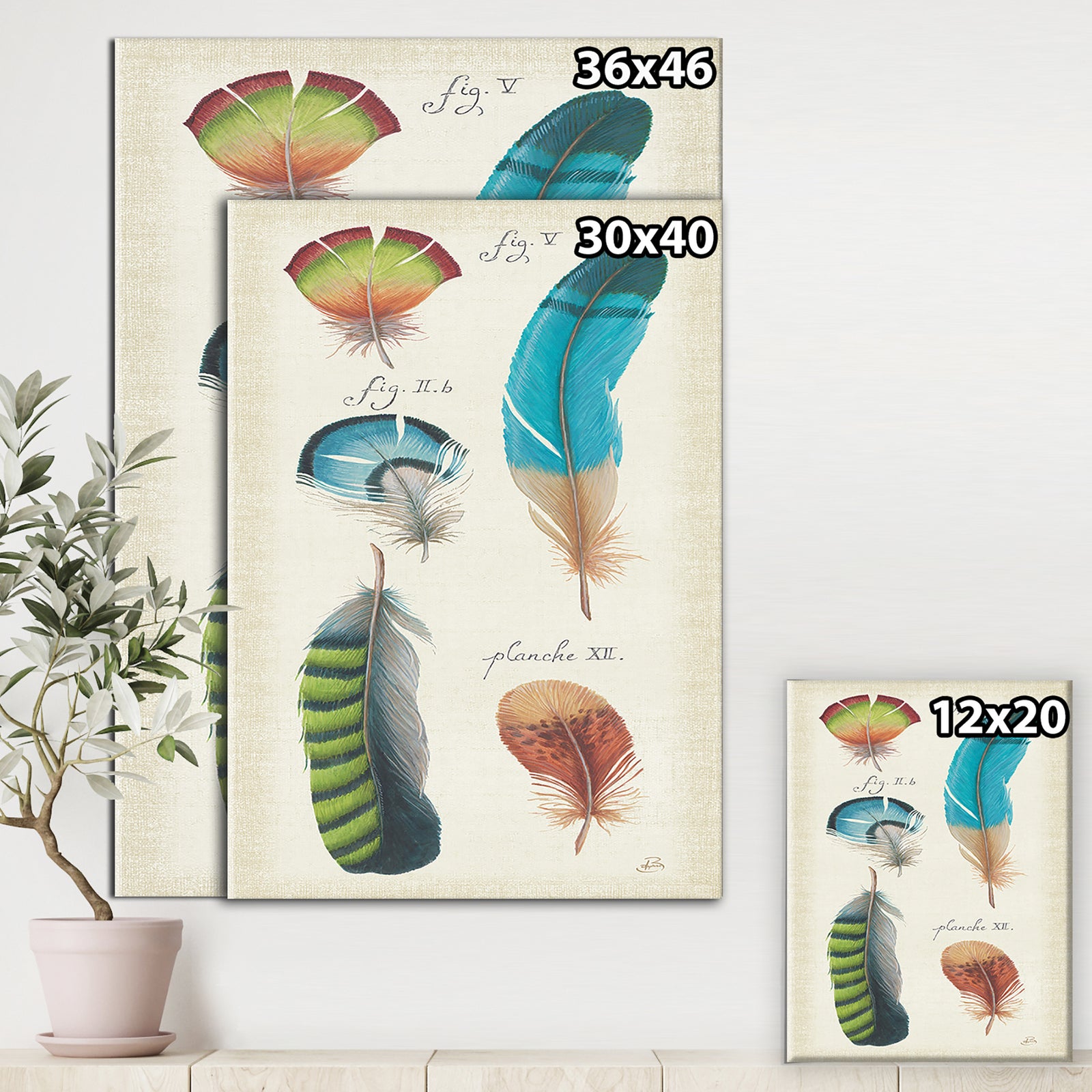 Feathers Cottage Family III - Cabin & Lodge Gallery-wrapped Canvas