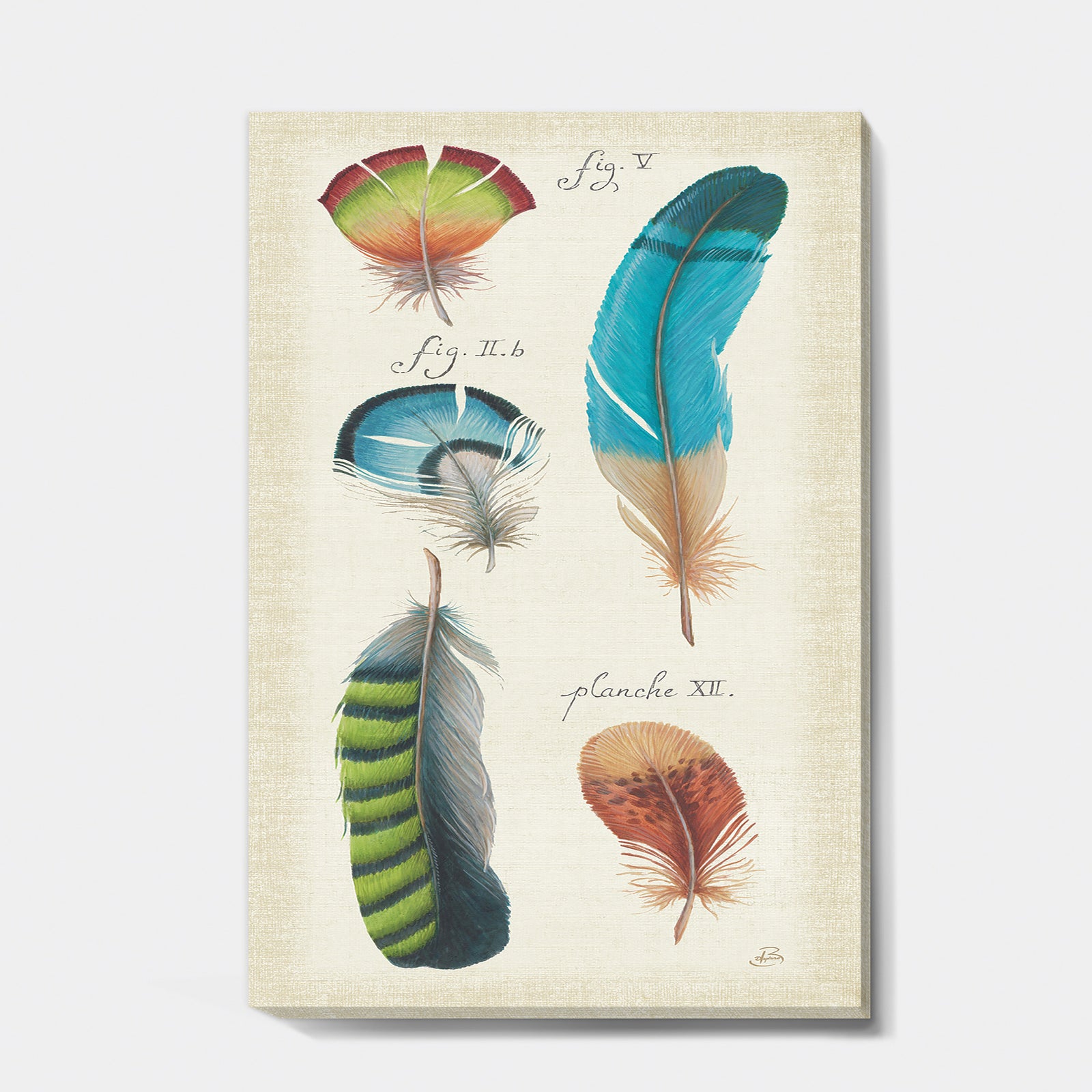 Feathers Cottage Family III - Cabin & Lodge Gallery-wrapped Canvas