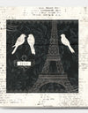 Paris Vintage Collage II - French Country Canvas Art