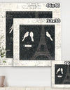 Paris Vintage Collage II - French Country Canvas Art