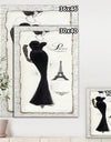 Elegance Glam Paris Diva I - Fashion Gallery-wrapped Canvas