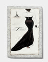 Elegance Glam Paris Diva II - Fashion Canvas Artwork