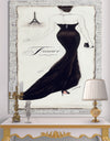 Elegance Glam Paris Diva II - Fashion Canvas Artwork