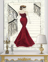 Elegance Glam Paris Diva III - Fashion Canvas Art