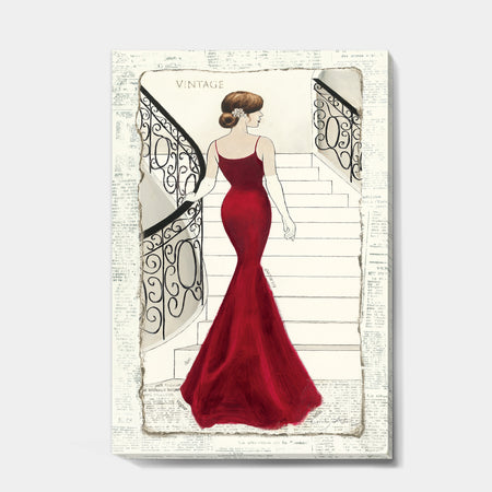 Elegance Glam Paris Diva III - Fashion Canvas Art