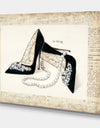 Glamorous Black Diamond Stiletto I - Fashion Gallery-wrapped Canvas