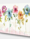 Rainbow Coloured Cottage Roses - Cabin & Lodge Premium Canvas Wall Art