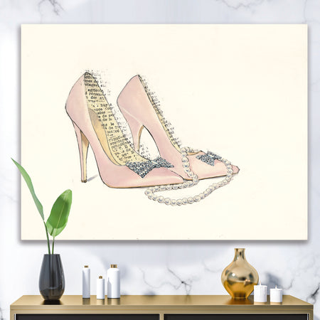 Glamorous Black Diamond Stiletto II - Fashion Gallery-wrapped Canvas