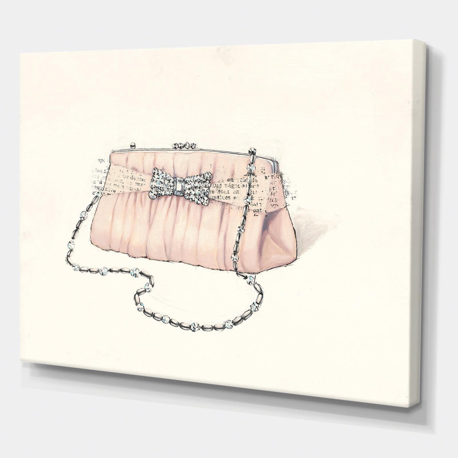 Glamorous Sparkle Purse II - Fashion Canvas Artwork