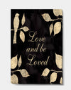 Love and Be Loved Cottage Collage - Lake House Gallery-wrapped Canvas