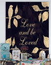 Love and Be Loved Cottage Collage - Lake House Gallery-wrapped Canvas