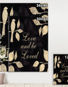 Love and Be Loved Cottage Collage - Lake House Gallery-wrapped Canvas