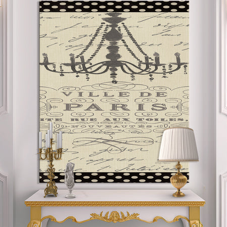 French chandeliers Couture I - Fashion Premium Canvas Wall Art