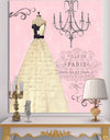 French chandeliers Couture II - Fashion Gallery-wrapped Canvas