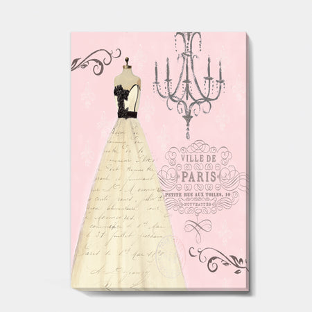 French chandeliers Couture II - Fashion Gallery-wrapped Canvas