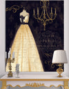 French chandeliers Couture III - Fashion Canvas Artwork