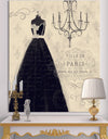 French chandeliers Couture IV - Fashion Canvas Art