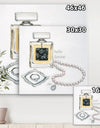 Perfume Glam Bathroom I - Traditional Bathroom Canvas Artwork