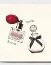 Lovely Glamorous Parfum - Traditional Bathroom Canvas Artwork