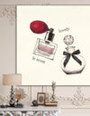 Lovely Glamorous Parfum - Traditional Bathroom Canvas Artwork