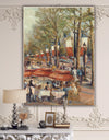 Lunch on the Champs Elysees Paris - French Country Canvas Art