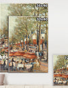 Lunch on the Champs Elysees Paris - French Country Canvas Art