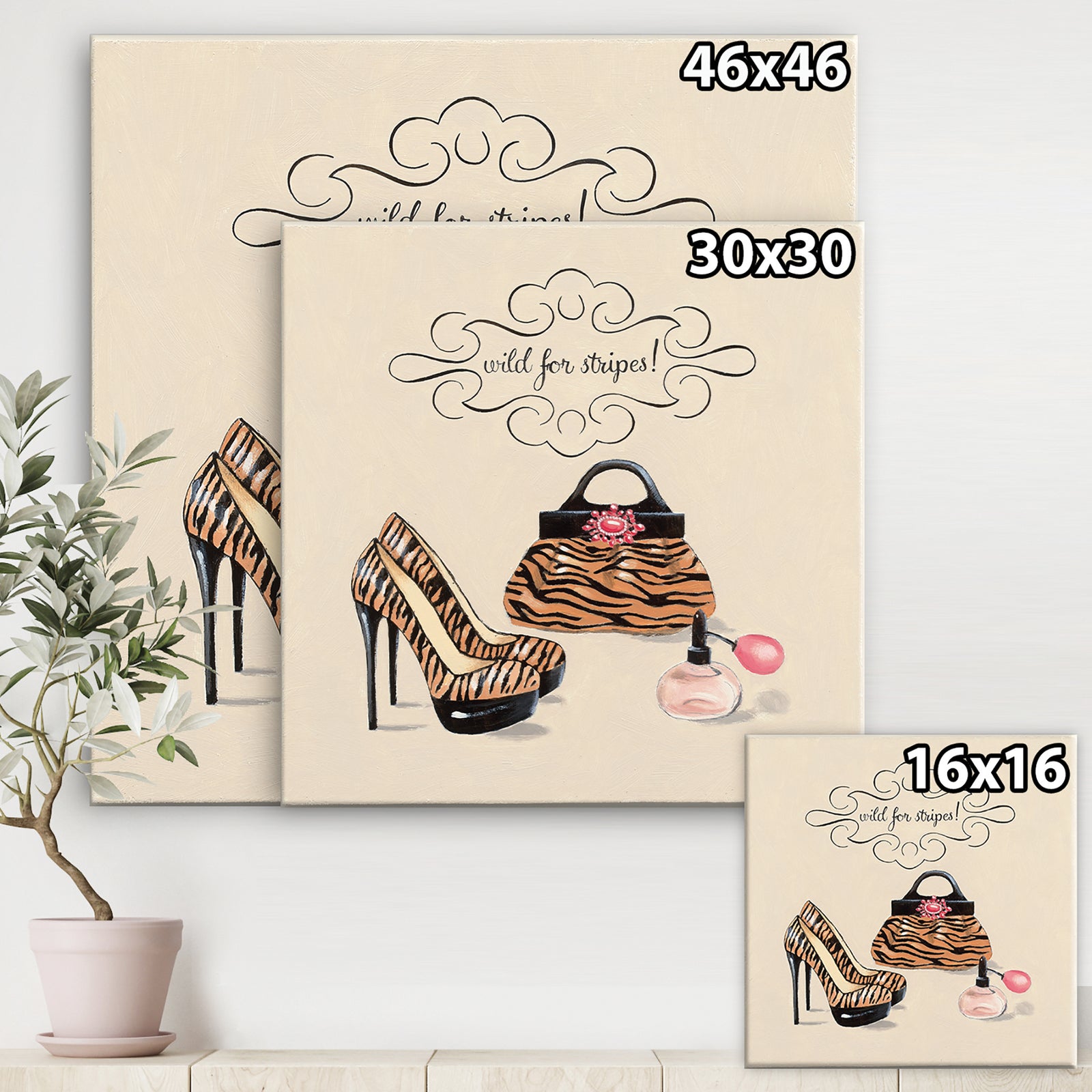 Glam fashion handbags I - Fashion Gallery-wrapped Canvas