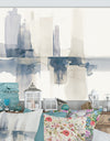 Improvisation II Navy - Cottage Canvas Wall Art