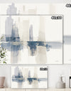 Improvisation II Navy - Cottage Canvas Wall Art