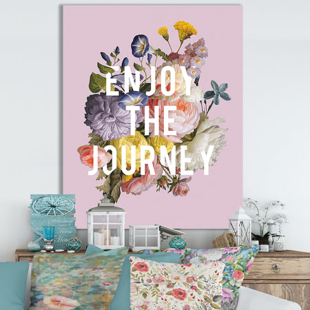 Floral Sentiment II Crop - Cottage Canvas Wall Art