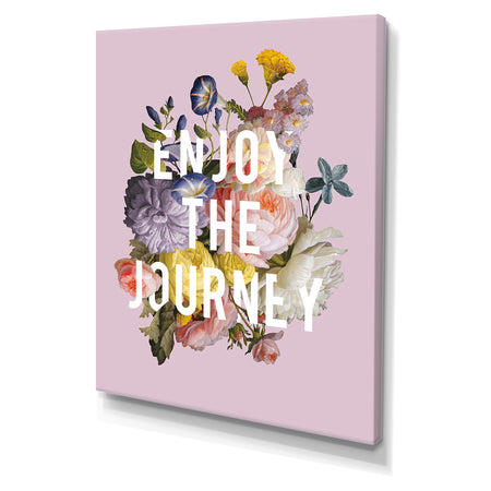 Floral Sentiment II Crop - Cottage Canvas Wall Art