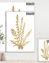 Pacific Sea Mosses III Gold - Cottage Canvas Wall Art
