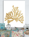 Porch Den 'Pacific Sea Mosses IV Gold - Cottage Canvas Wall Art