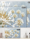 Golden Spring Blue Gray - Cottage Canvas Wall Art