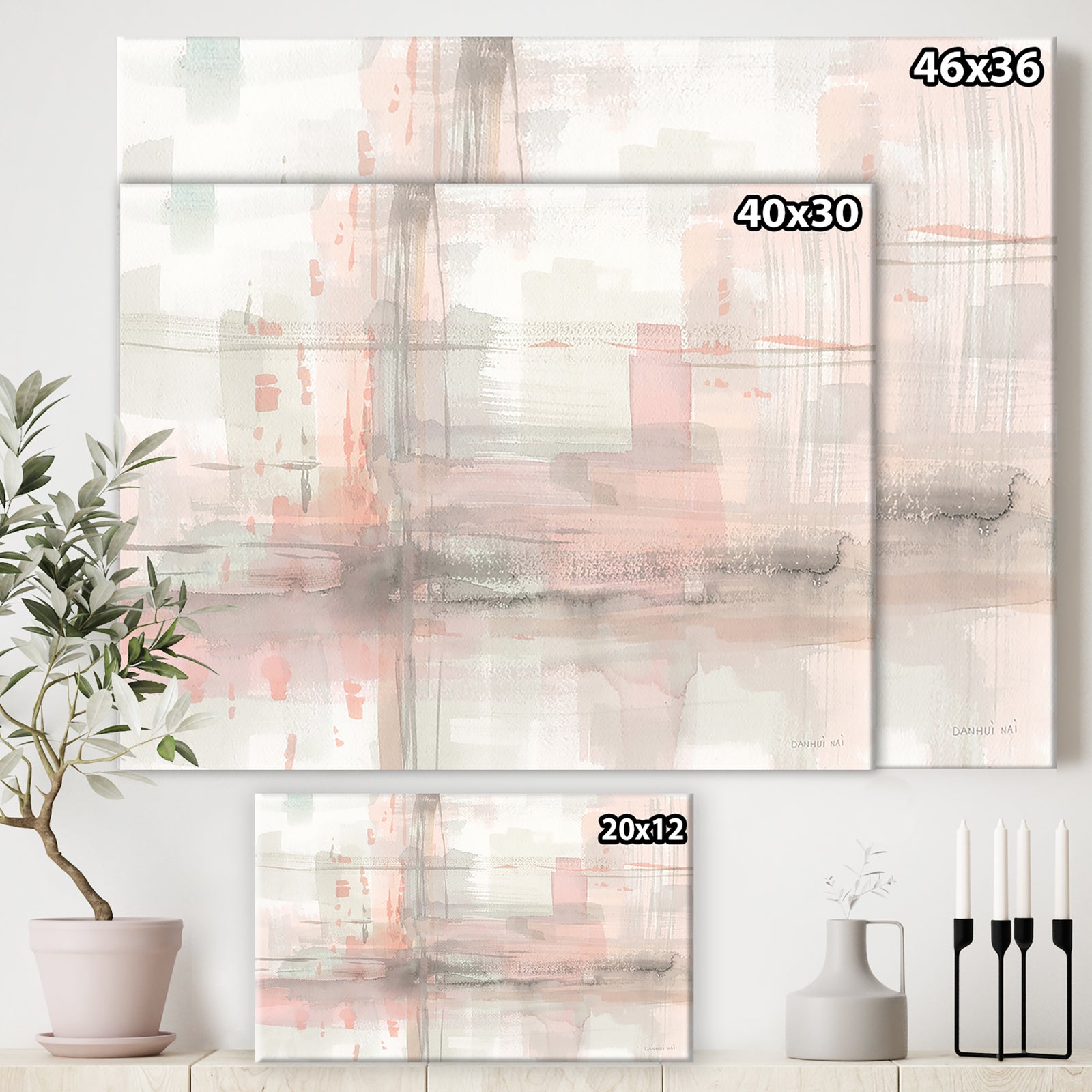 RW Intersect I - Modern Canvas Wall Art