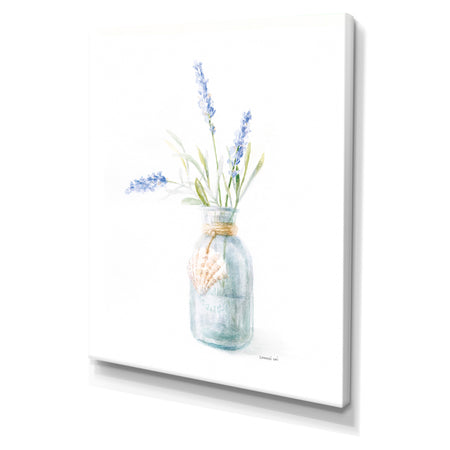 RW Beach Flowers III - Cottage Canvas Wall Art