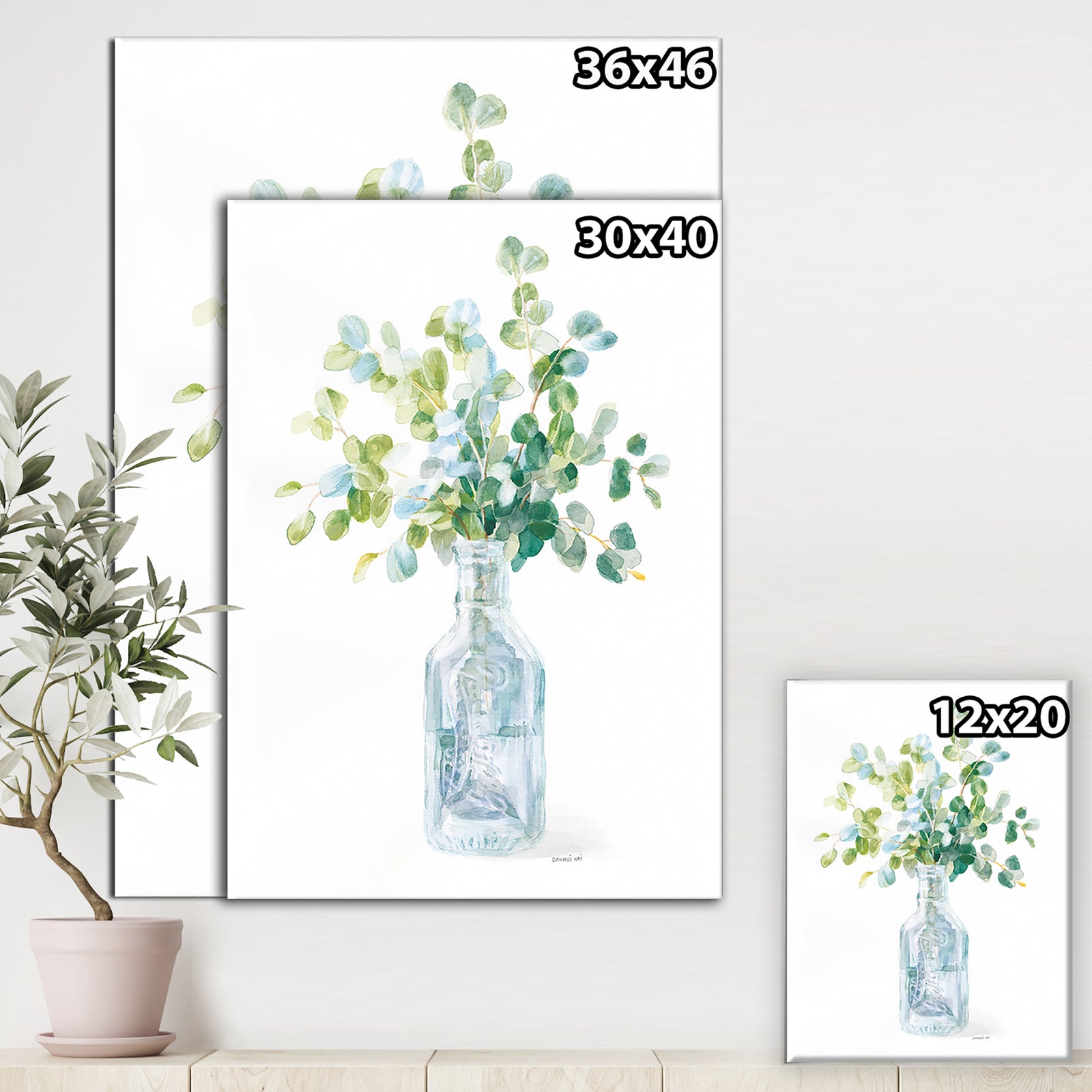 Porch Den 'RW Beach Flowers IV - Cottage Canvas Wall Art