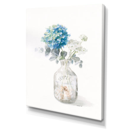 RW Beach Flowers V - Cottage Canvas Wall Art