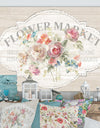 Porch Den 'RW Cottage Garden I on Wood - Cottage Canvas Wall Art