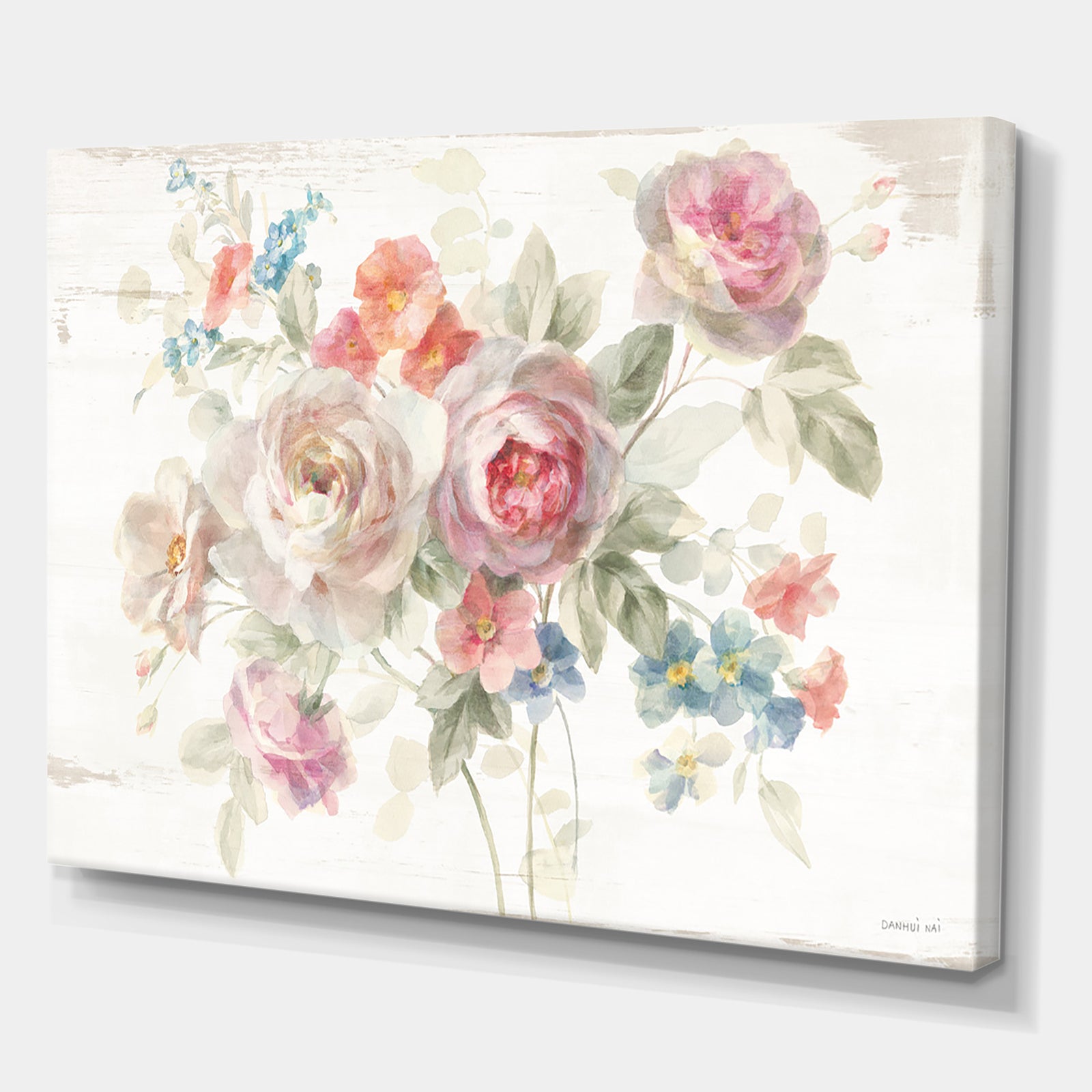 Porch Den 'RW Cottage Garden I - Cottage Canvas Wall Art