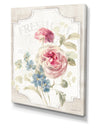 RW Cottage Garden II on wood - Cottage Canvas Wall Art