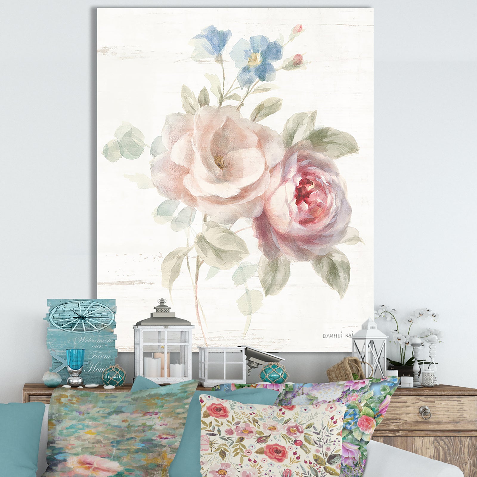 Porch Den 'RW Cottage Garden IV - Cottage Canvas Wall Art