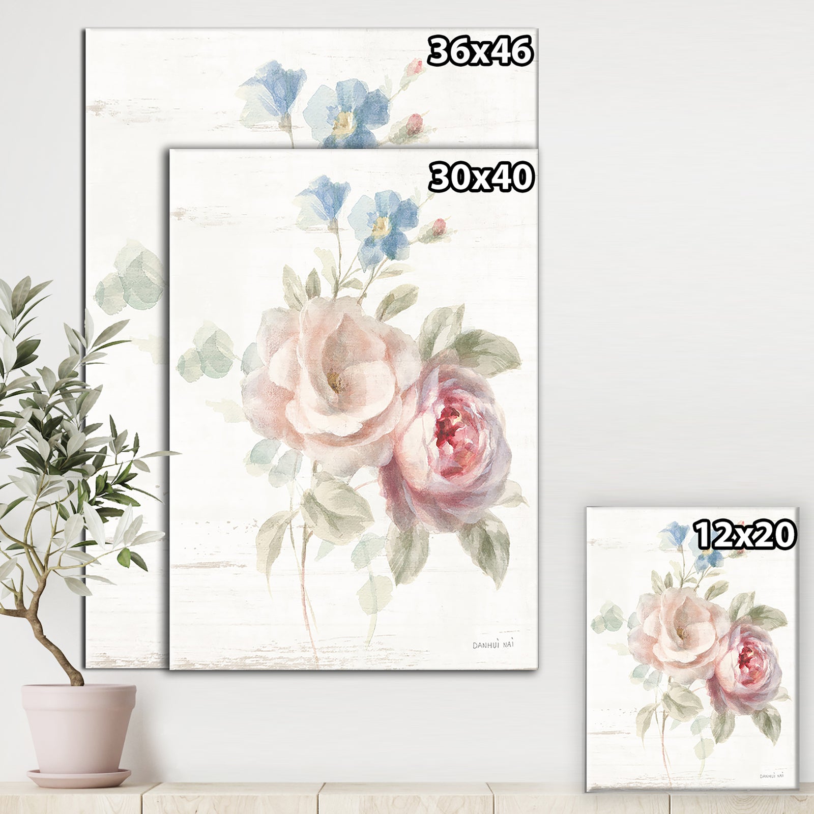 Porch Den 'RW Cottage Garden IV - Cottage Canvas Wall Art