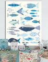 RW Go With the Flow I - Cottage Canvas Wall Art