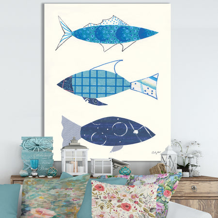 RW Go With the Flow III - Cottage Canvas Wall Art