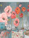 Poppy Party - Cottage Canvas Wall Art