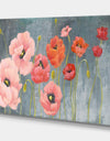 Poppy Party - Cottage Canvas Wall Art