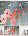 Poppy Party - Cottage Canvas Wall Art