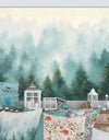Misty Forest - Cottage Canvas Wall Art