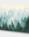 Misty Forest - Cottage Canvas Wall Art